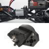 Alomejor RC Gear Box, Quiet High Accuracy Professional RC Car Transmission Gear Box for 1/24 Crawler (Black) view 4