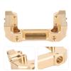 1/10 Scale RC Crawler Front Bumper, Brass Durable, Bumper Bracket Set Tie Rod Assembly for Off-Road Racing Enthusiasts and Hobbyist Crawling Scenarios view 3
