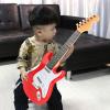 Alomejor Kids Electric Guitar Toy, Multiple Functions Music Toys Guitar Musical Instrument Toys for 3 4 5 Year Old Kids (Red) view 2