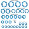 32-Piece Blue Sealed Bearing Kit Compatible with, 2.0, TRA86086-4, and Other 1/10 Scale RC Crawler Car Models view 2