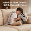 FAFVI Dinosaur Skeleton Costume, Silly Dino Plush Skeleton, 3D Spinosaurus Skull Mask & Plush Spine, For Cosplay Photo Shoots (Gray 31.49in) view 4