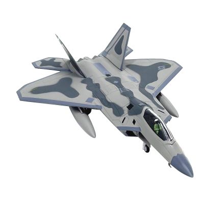 1/100 Scale United States Air Force F-22 Raptor Fighter Model Alloy Model Diecast Plane for Collection US