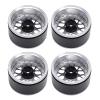 2.2 Beadlock Wheels, High Grip Tires Aluminum Alloy RC Crawler Wheel Rims, 1/10 Scale Off-Road Traction for Remote Control Enthusiasts and Off-Roading Scenarios view 1