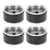2.2 Beadlock Wheels, High Grip Tires Aluminum Alloy RC Crawler Wheel Rims, 1/10 Scale Off-Road Traction for Remote Control Enthusiasts and Off-Roading Scenarios view 2