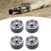 2.2 Beadlock Wheels, High Grip Tires Aluminum Alloy RC Crawler Wheel Rims, 1/10 Scale Off-Road Traction for Remote Control Enthusiasts and Off-Roading Scenarios view 3