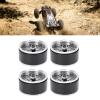 2.2 Beadlock Wheels, High Grip Tires Aluminum Alloy RC Crawler Wheel Rims, 1/10 Scale Off-Road Traction for Remote Control Enthusiasts and Off-Roading Scenarios view 4