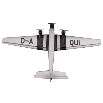1/250 Scale WWII Germany Junkers Ju 52 Aircraft Model Alloy Model Diecast Plane Model for Collection US