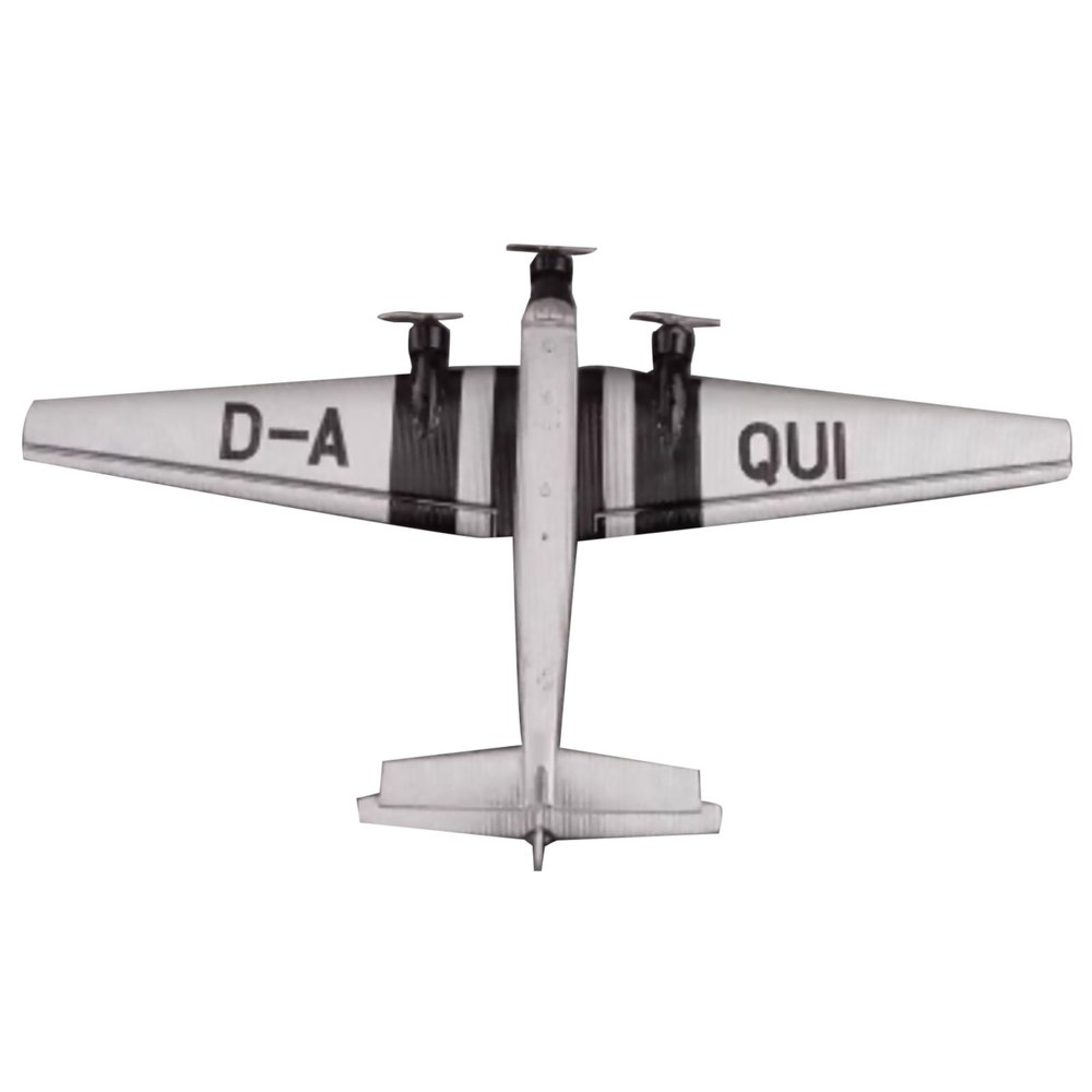 1/250 Scale WWII Germany Junkers Ju 52 Aircraft Model Alloy Model Diecast Plane Model for Collection US