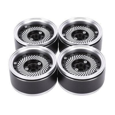 1.9 Inch RC Wheels,Upgrade All Terrain Performance,Aluminum Alloy Rims for 1/10 Scale Crawler Vehicles Off-Road Enthusiasts Racing and Trail Exploration