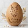 Personalized Musical Easter Eggs, mmm, Personalized Wooden Egg Shaker, First Easter Gifts, Engraved Musical Egg Shaker, Custom Name, Wooden, 1,6" inches x 2,4" inches, Gift for Toddlers (Egg 2) view 3
