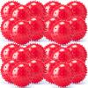 Jerify 24 Pcs Knobby Balls Spiky Sensory Balls Bulk,Red view 1