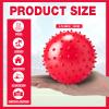 Jerify 24 Pcs Knobby Balls Spiky Sensory Balls Bulk,Red view 2