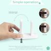 NestGuard Door Lever Lock, Milky White, 1 Pack view 4