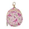 Western Horses Pink Pattern Pacifier Case for Travel Clip-On Pacifier Holder Baby Storage Pouch for Diaper Bag Stroller Baby Essentials view 1
