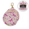 Western Horses Pink Pattern Pacifier Case for Travel Clip-On Pacifier Holder Baby Storage Pouch for Diaper Bag Stroller Baby Essentials view 2