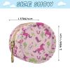 Western Horses Pink Pattern Pacifier Case for Travel Clip-On Pacifier Holder Baby Storage Pouch for Diaper Bag Stroller Baby Essentials view 3