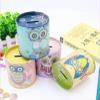 Cute Metal Piggy Bank Coin Box - Mini Tin Jewelry Storage Organizer for Home Decoration(Purple) view 3