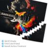 500 Piece Puzzle for Adults, Rock Music Jigsaw Puzzle with HD Print & Poster, Custom Puzzles from Photos Funny Challenging Puzzles for Gifts Family Games Lovers 20.4" x 15" view 3