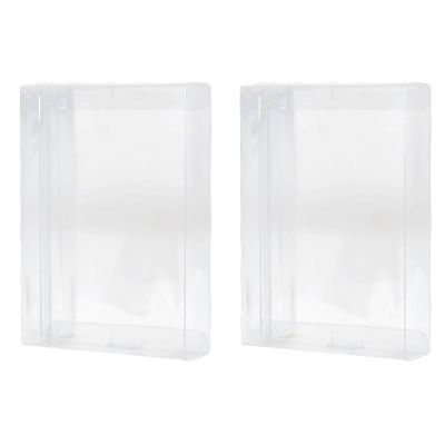 2Pcs / Set Carts Clear CIB Case Sleeve Box for / N64 CIB Games Protector Game Cartridge Protector