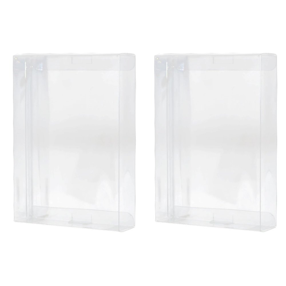 2Pcs / Set Carts Clear CIB Case Sleeve Box for / N64 CIB Games Protector Game Cartridge Protector