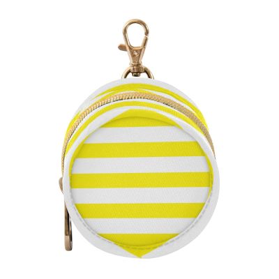 Yellow Stripe Pattern Pacifier Case for Travel Clip-On Pacifier Holder Baby Pacifier Pod for Diaper Bag Stroller Baby Essentials