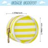 Yellow Stripe Pattern Pacifier Case for Travel Clip-On Pacifier Holder Baby Pacifier Pod for Diaper Bag Stroller Baby Essentials view 3