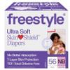 Free~Style Hyper Absorbent Ultra Soft TCF Baby Diapers, Size Newborn, 56 Count view 1