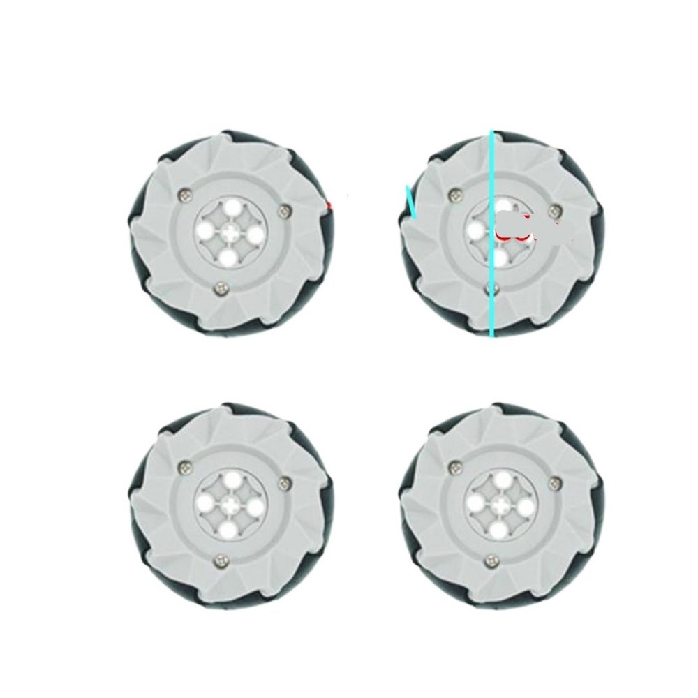 4pcs Wheels + Compatible Building Blocks Remote Control Toy Parts car Accessories(4pcs Wheel)