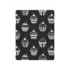 Dessert Cupcakes Cherries Black Baby Crib Sheets for Boys Girls Breathable Nursery Sheet Fits Standard Crib Mattress for Newborn Infant Kids Bed Room M view 2