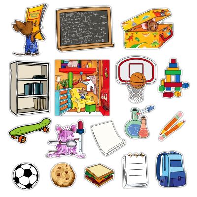 Ai fsem 16 Pcs If You Take a Mouse to School Flannel Board Stories for Preschool Classroom Must Haves Felt Wall Activities Toddler Classroom Toys