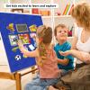 Ai fsem 16 Pcs If You Take a Mouse to School Flannel Board Stories for Preschool Classroom Must Haves Felt Wall Activities Toddler Classroom Toys view 3
