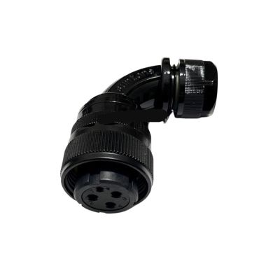 4-pin Connector Socket YD28K4TS YD28-4S for servo Motor(Angle Plug)