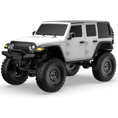 ARRIS 1/24 RC Crawler, RCX24 RC Rock Crawler 4x4 4WD RC Jeep Truck, 2.4GHz Remote Control Off Road Car with 2 Batteries & LED Lights for Adults, Hobby Grade RTF Toy Vehicle Gifts