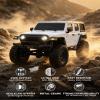 ARRIS 1/24 RC Crawler, RCX24 RC Rock Crawler 4x4 4WD RC Jeep Truck, 2.4GHz Remote Control Off Road Car with 2 Batteries & LED Lights for Adults, Hobby Grade RTF Toy Vehicle Gifts view 2
