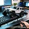 ARRIS 1/24 RC Crawler, RCX24 RC Rock Crawler 4x4 4WD RC Jeep Truck, 2.4GHz Remote Control Off Road Car with 2 Batteries & LED Lights for Adults, Hobby Grade RTF Toy Vehicle Gifts view 4