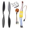 1000KV Brushless Motor A2212 13T with 30A Brushless ESC 1045 Propeller CW CCW Mount Kit Compatible with F450 550(1000KV 30A 1045) view 1