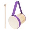 Keenso Drums, Wooden Body Percussion Instrument with Sheepskin Head and Stick for Kids Musical Play, 8 Inch Ideal for Children view 2