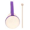Keenso Drums, Wooden Body Percussion Instrument with Sheepskin Head and Stick for Kids Musical Play, 8 Inch Ideal for Children view 3