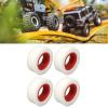 Alomejor 4Pcs RC Tire Foam Inserts RC Crawler Tire Foam Inserts,Double Layer Sponge Crawler for 1/10 1/8 2.2inch Wheel Tires Replacement Parts (Red) view 2
