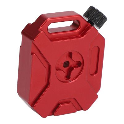 Alomejor Simulation Mini Fuel Alloy Mini Fuel RC Crawler SCX10, YIKONG VS4 10 D90 RC Car (Red)