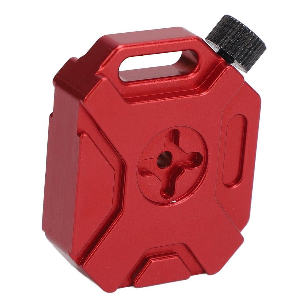 Alomejor Simulation Mini Fuel Alloy Mini Fuel RC Crawler SCX10, YIKONG VS4 10 D90 RC Car (Red)