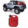 Alomejor Simulation Mini Fuel Alloy Mini Fuel RC Crawler SCX10, YIKONG VS4 10 D90 RC Car (Red) view 3