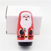 Russian Matryoshka Dolls Set of 5 Hand-Painted Christmas Santa Wooden Figures for Collectors Display Matryoshka Doll view 3