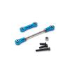 for Wltoys K969 1/28 rc Car Steering Link Rod Metal Servo Linkage Upgrade Parts RC Links Linkage(Blue) view 2