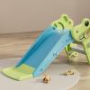 Drfeify Small Child with Stable Stable Plastic of Reliable Protective Climbers for, Multifunctional Slides (Green) view 4