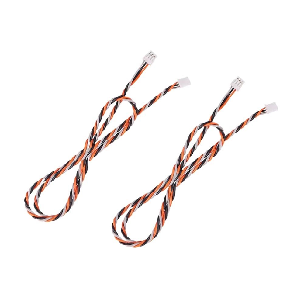 2-Pack 18cm JST to JST Extension Compatible with Spektrum DSMX Satellite Receivers Including AR6210, AR8000, AR9020