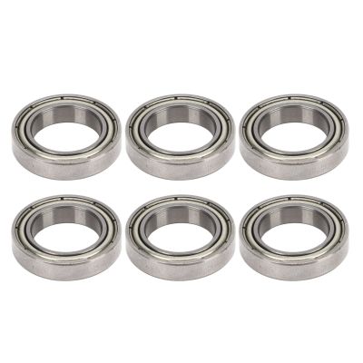 6Pcs 15x24x5mm Steel Ball Bearings for RC Car, High - Speed Low - Friction RC Ball Bearings Compatible with ZD Racing MX - 07 1/7 RC Truck