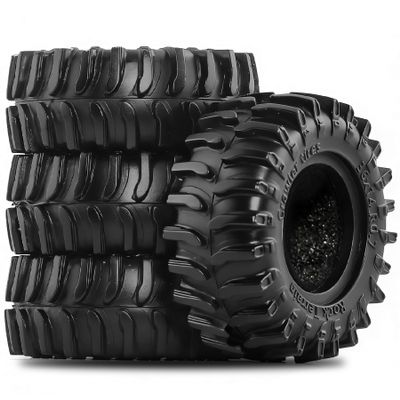 STMU 0.7" Cling On Crawler Tires OD 36 * 14mm For RC Axial SCX30 1/30 1/32 RC Crawler 0.7 Beadlock Wheels (Tires)
