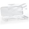 Clear Protective Case for New 2DS XL Split PC Hard Shell with Dual Screen Protectors & Installation Kit Transparent Two-Piece Cover, Designed for New 2DS XL Only (Not Tempered Glass Films) view 1