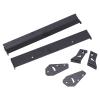 Aluminium Alloy Rear Wing Tail Spoiler for 1/10 RC On Road Racing Drift Car, Double Layer Design with Adjustable Angle, Universal Fit for HSP Kyosho view 2